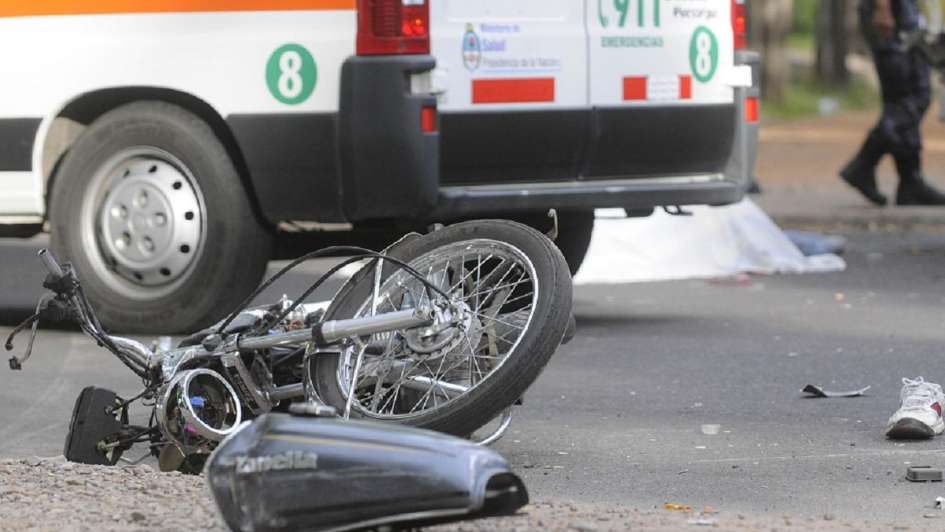 Siniestro Vial, un motociclista termino hospitalizado