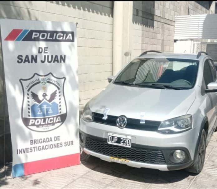 Encontraron en San Juan, un auto robado en Córdoba