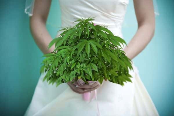 Una novia puso marihuana en la cena y desató un caos en su boda