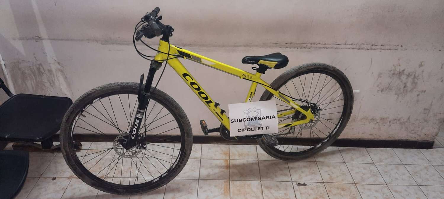 Recuperaron una bicicleta que se robaron ayer en Chimbas