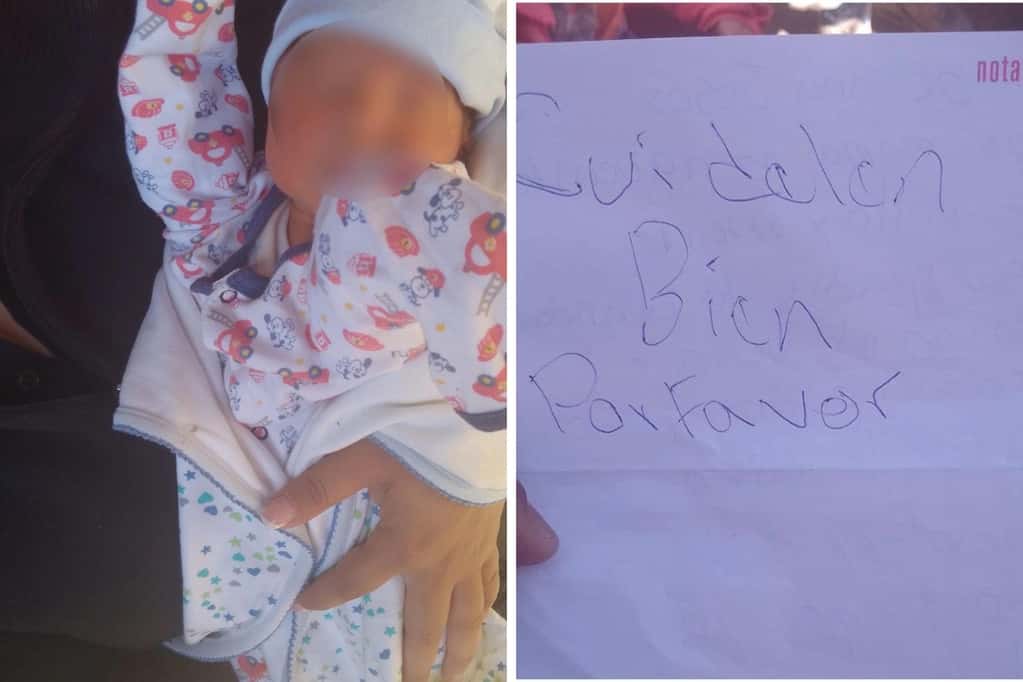 Abandonaron a un bebé de 10 días debajo de un auto con una nota: “Cuídenlo bien, por favor”