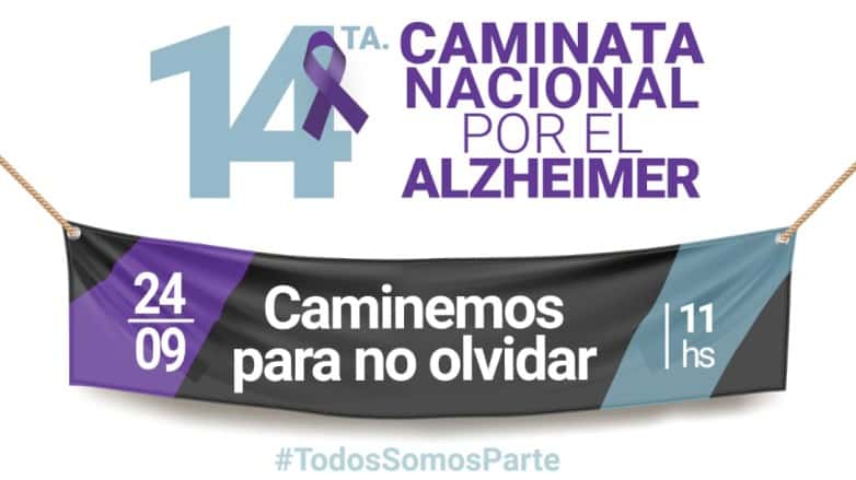 Se viene la decimocuarta Caminata Nacional por el Alzheimer