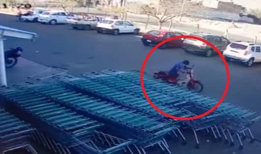La Brigada Sur recuperó una moto que había sido robada en un supermercado sanjuanino