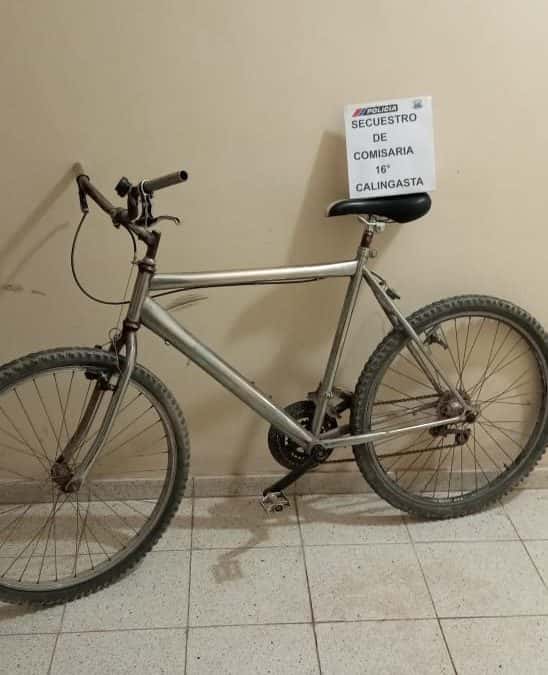 Calingasta: La Policía recuperó una bicicleta denunciada como robada