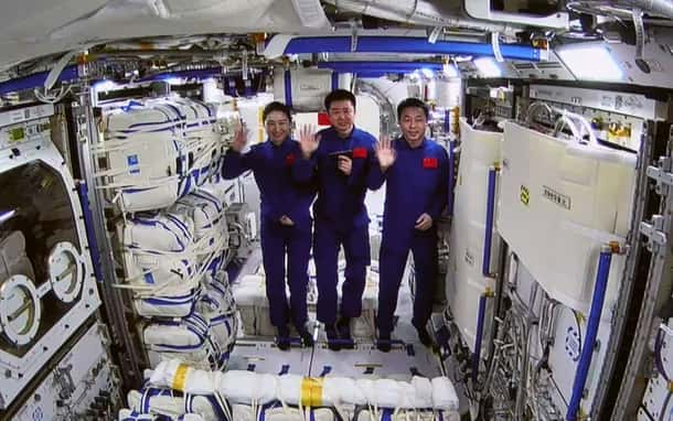 Un astronauta chino estableció un nuevo récord de permanencia en el espacio