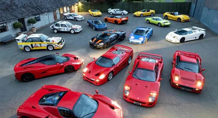 Subastan una impresionante “colección perfecta” de autos deportivos