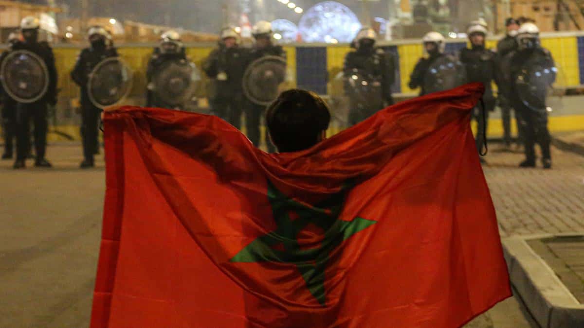 Disturbios en varias ciudades europeas luego del triunfo de Marruecos