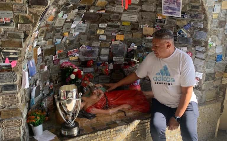 Chiqui Tapia trae la Copa del Mundo a la Difunta Correa: todos los detalles de la caravana