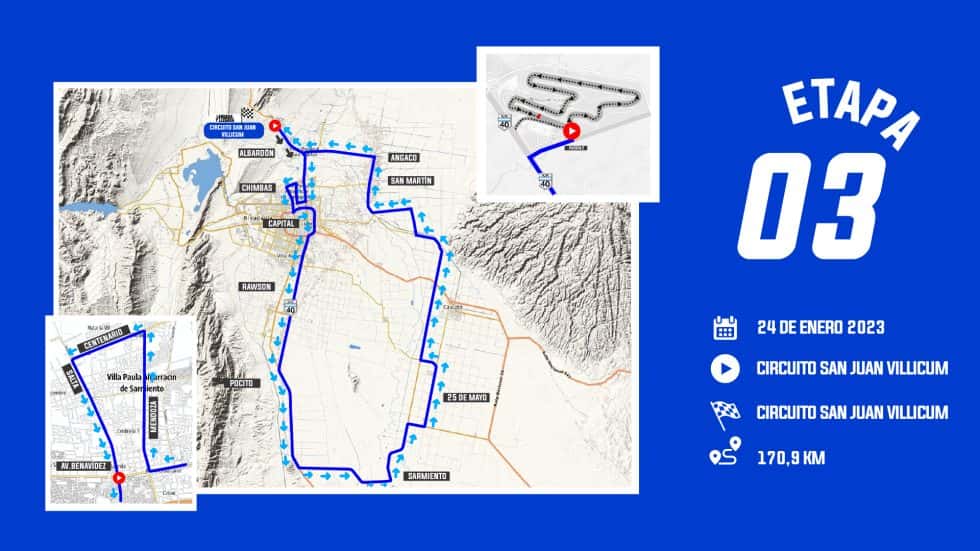El tercer día de la Vuelta tendrá un recorrido de 170km.