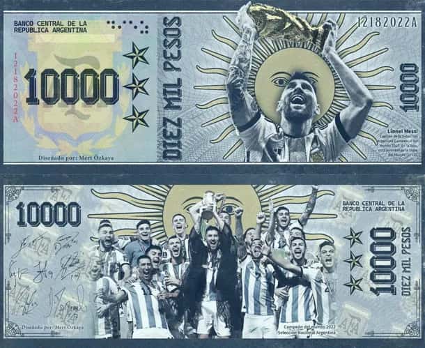 La presidenta del Banco Nación propuso crear un billete con la cara de Messi