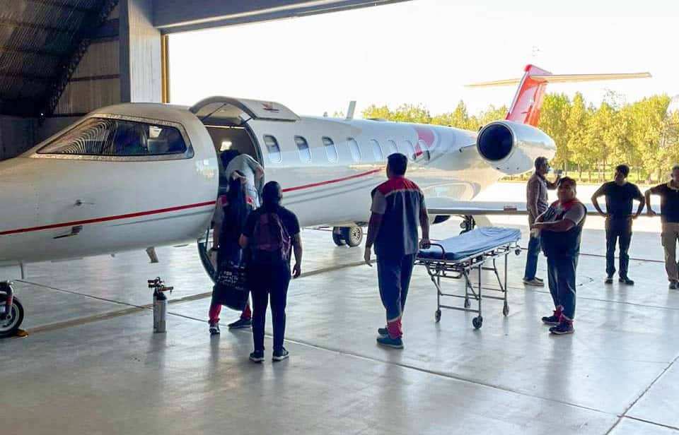 El avión provincial se trasladó a Chubut para aeroevacuar a una paciente sanjuanina