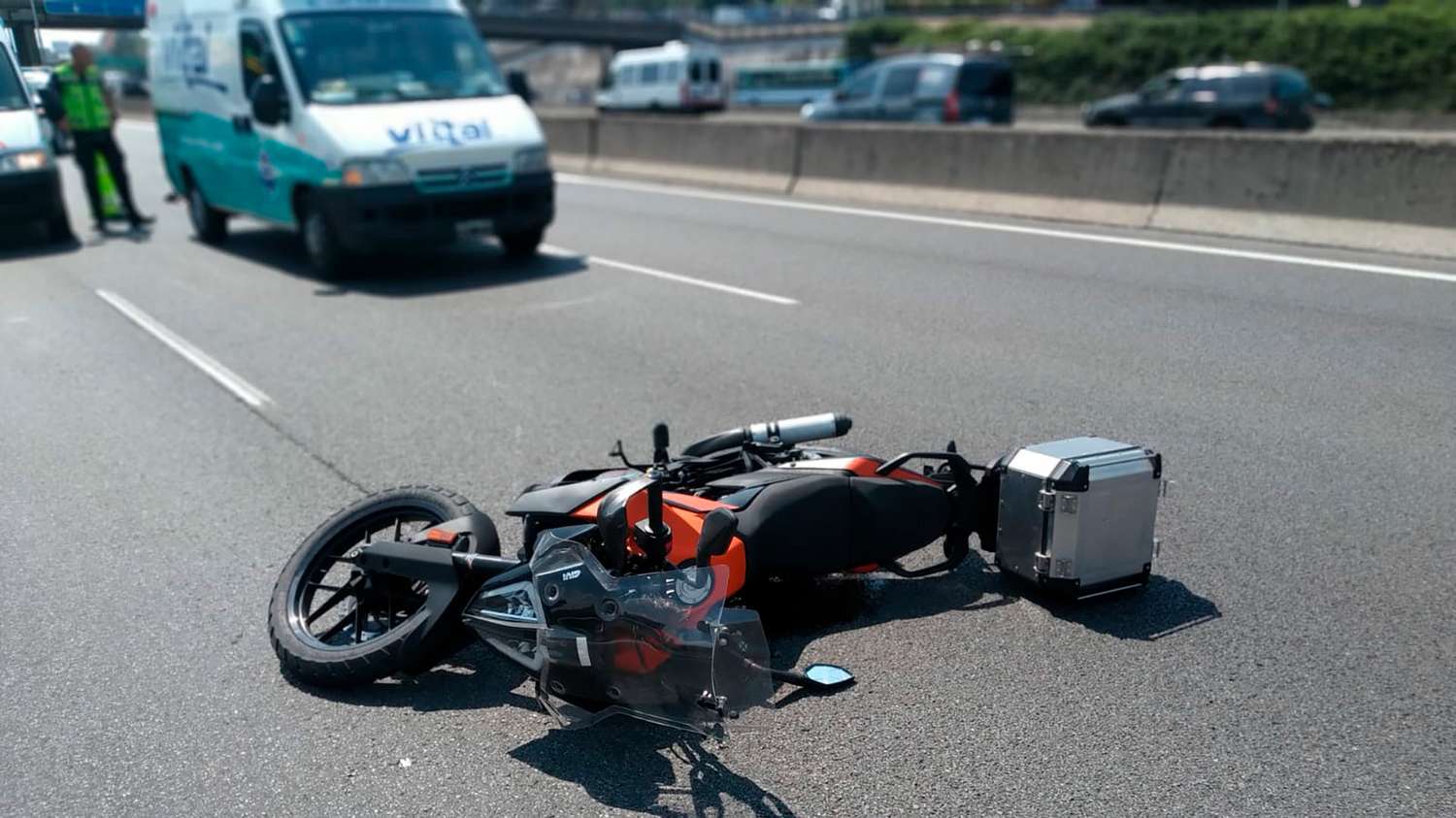 Un choque dejó al conductor de una moto en grave estado. Imagen ilustrativa.