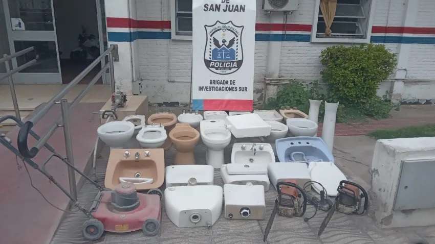 Cayó banda delictiva que robaba en Rawson y Pocito