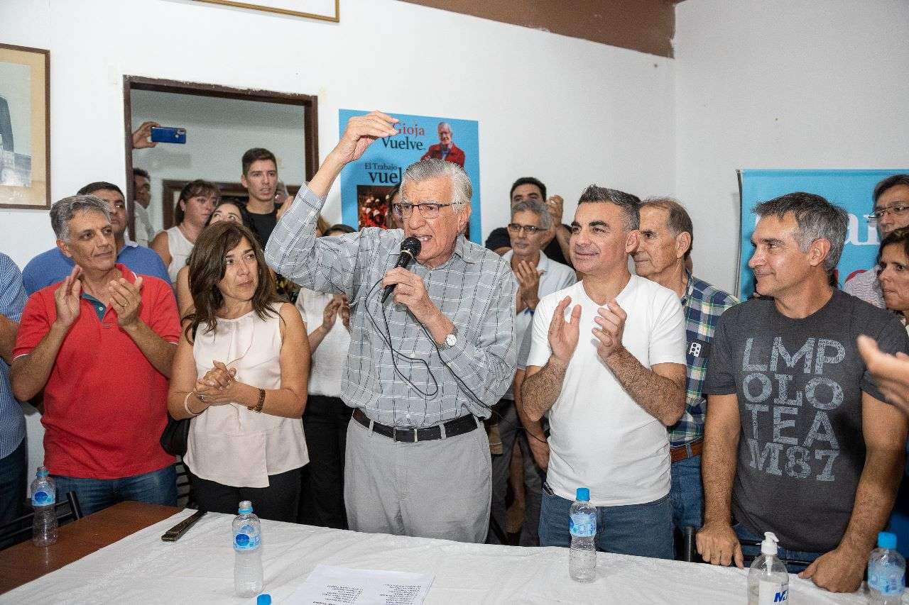 Fabian Gramajo expresó la alegría de acompañar a José Luis Gioja en esta propuesta electoral.