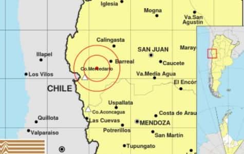 Dos movimientos sísmicos despertaron este domingo a los sanjuaninos.