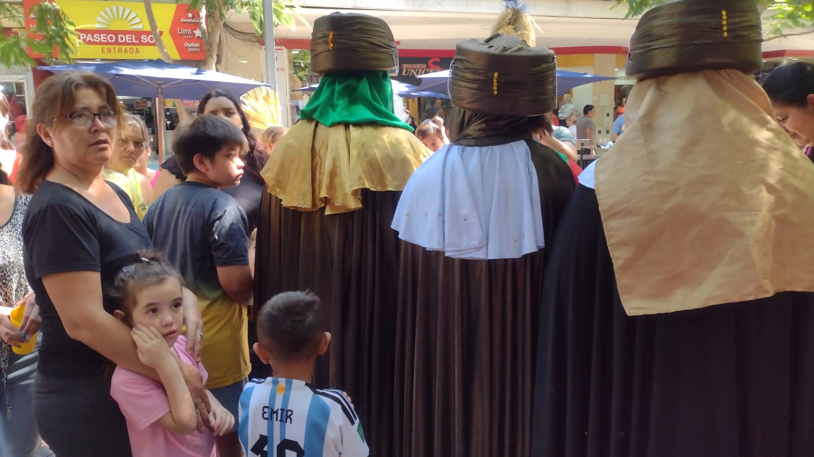 Reyes Magos en la peatonal