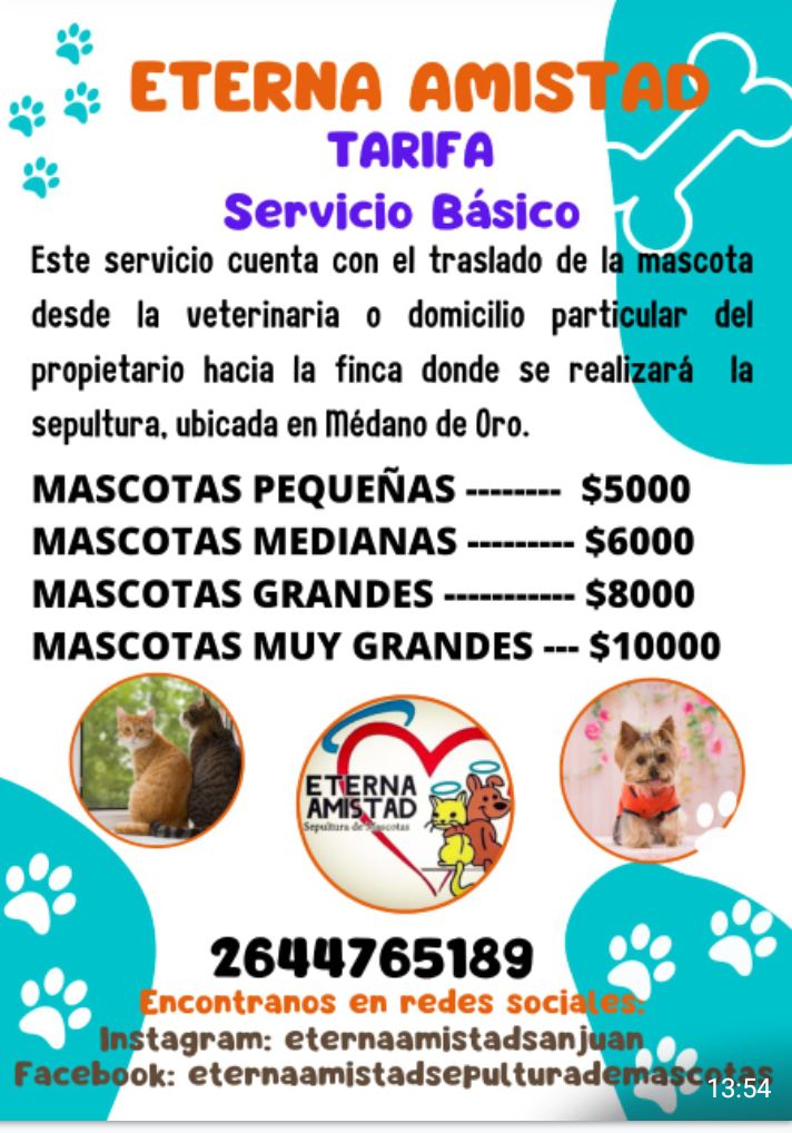 Servicio para sepultar mascotas