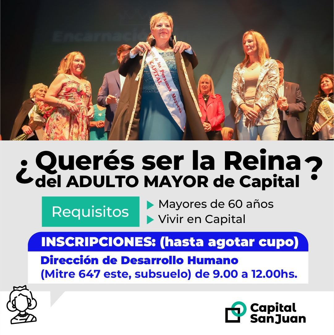 reina adulto mayor capital